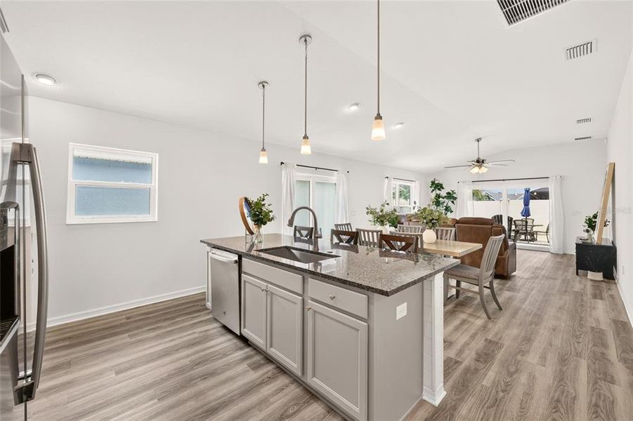 Furnished interior view inside a new home in , The Villages (Image 12).