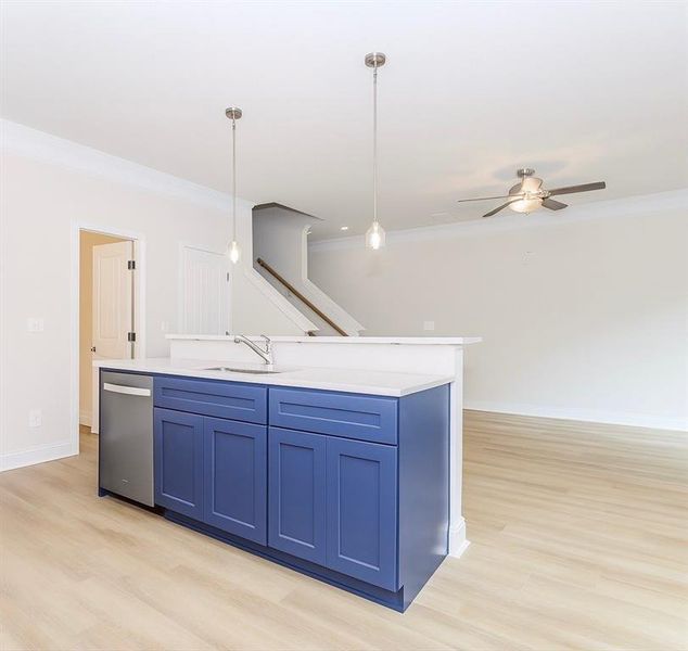 Furnished interior view inside a new home in , Atlanta (Image 6).