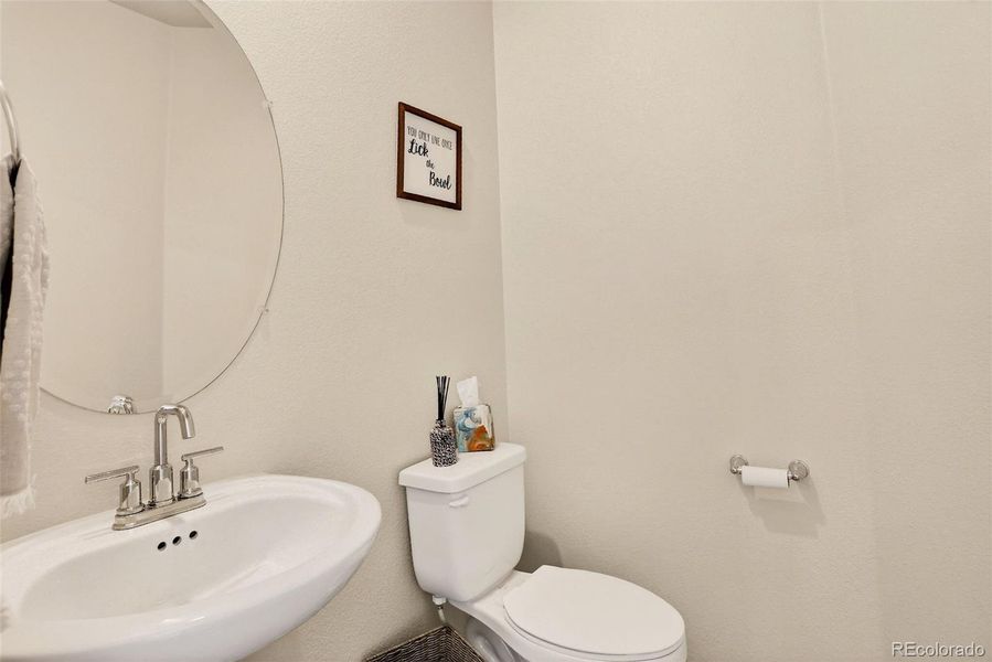 Quarter Bath on Main Level Quarter Bath on Main Level