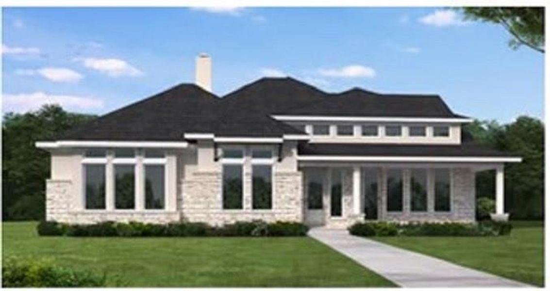 Fornt Elevation ( representative rendering)