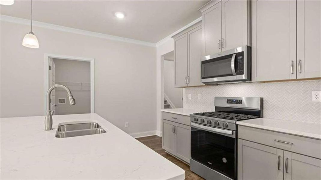 Furnished interior view inside a new home in , Locust Grove (Image 11).