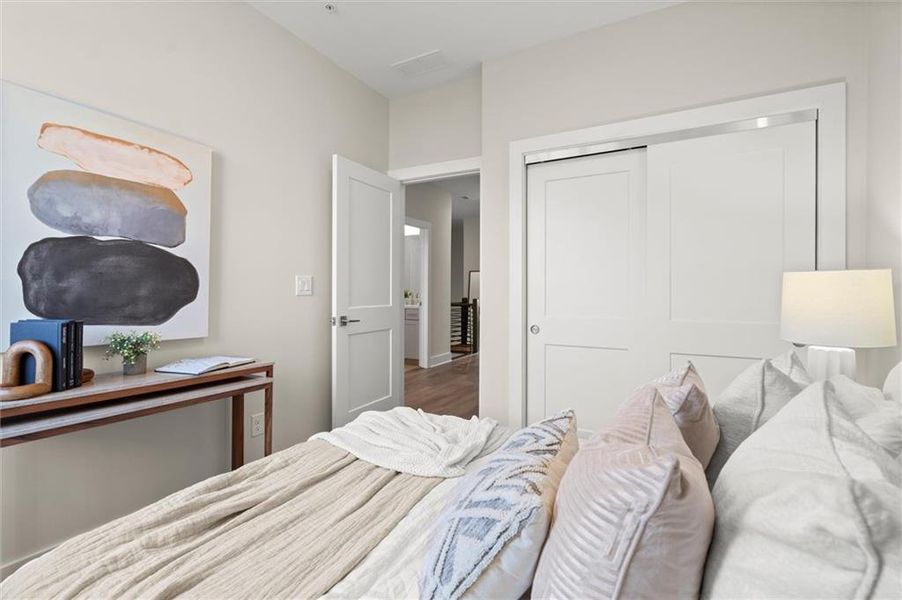 Furnished interior view inside a new home in , Alpharetta (Image 38). Furnished interior view inside a new home in , Alpharetta (Image 38).