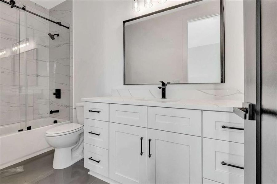 Furnished interior view inside a new home in , Brooks (Image 17).