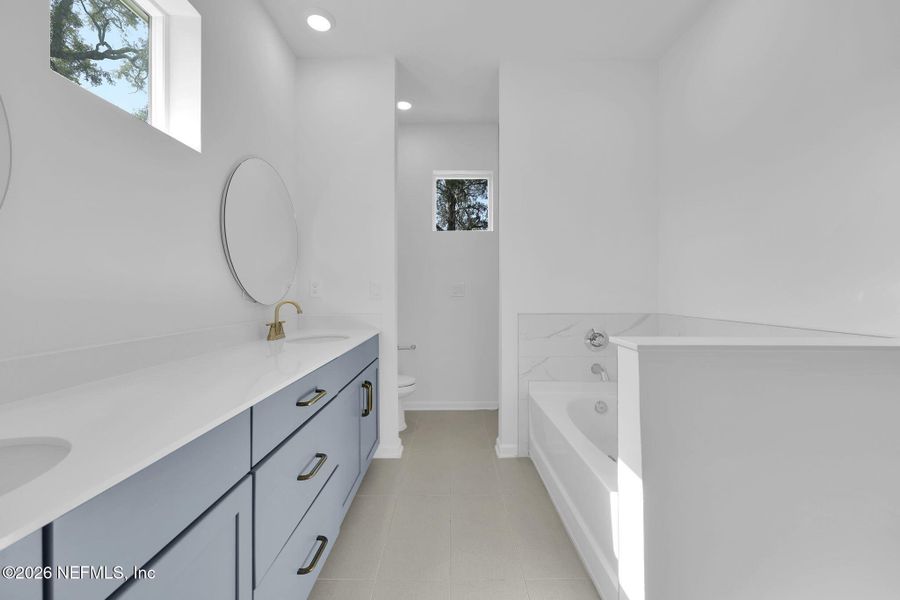 Furnished interior view inside a new home in , Jacksonville (Image 12).