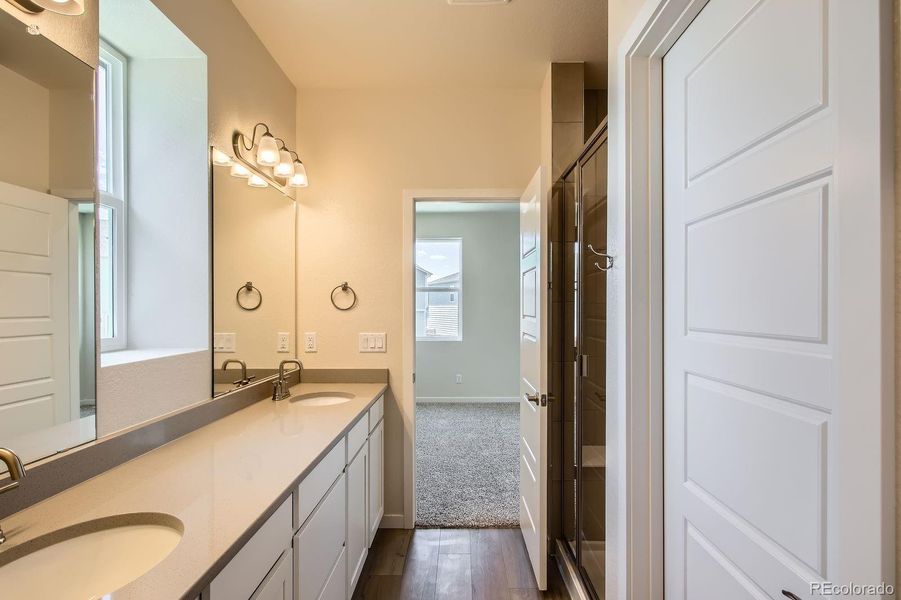 Furnished interior view inside a new home in Buffalo Highlands – Commerce City, Commerce City (Image 12).