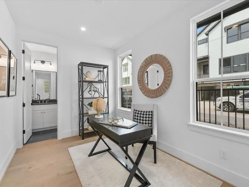 Furnished interior view inside a new home in , Houston (Image 30). Furnished interior view inside a new home in , Houston (Image 30).