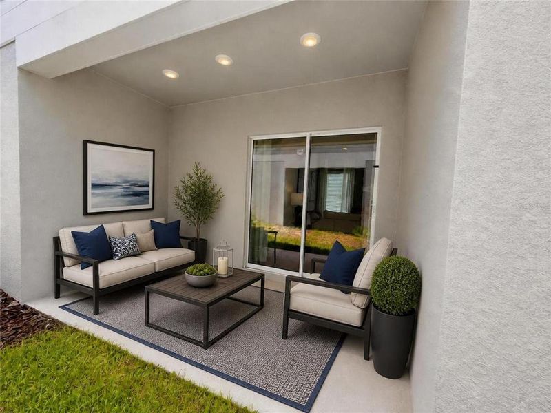 Exterior details and patio area of a home in , Orlando (Image 4).