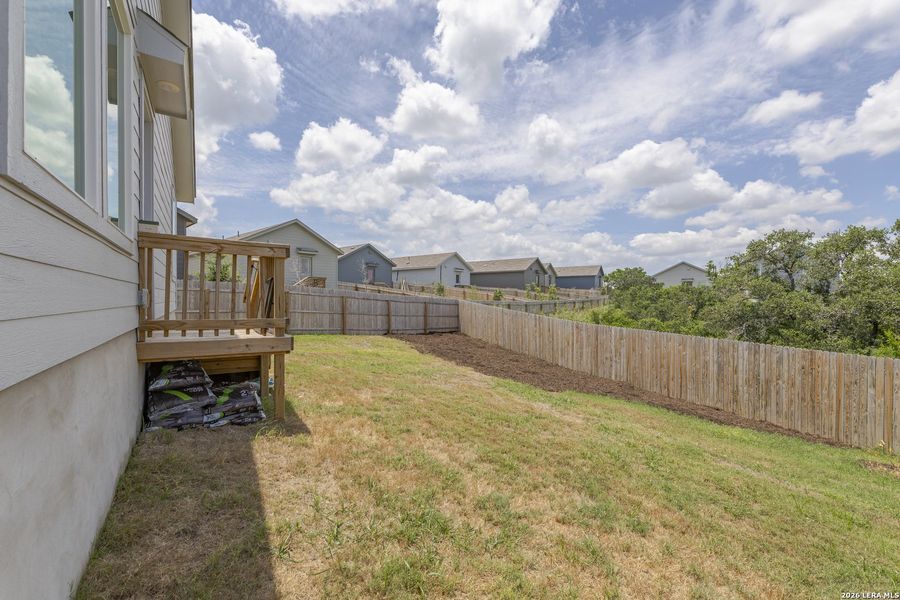 Exterior details and patio area of a home in Brookmill, San Antonio (Image 3).