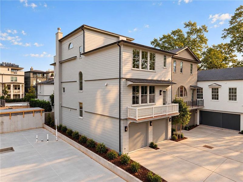 Front exterior of a new home in , Atlanta, GA, highlighting curb appeal (Image 2). Front exterior of a new home in , Atlanta, GA, highlighting curb appeal (Image 2).