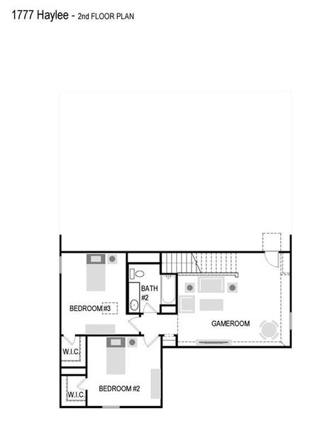 2D floor plan layout of this home in Stratton Place, Greenville, TX (Image 5).