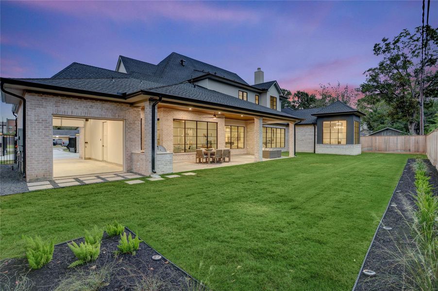 Exterior details and patio area of a home in , Houston (Image 28).
