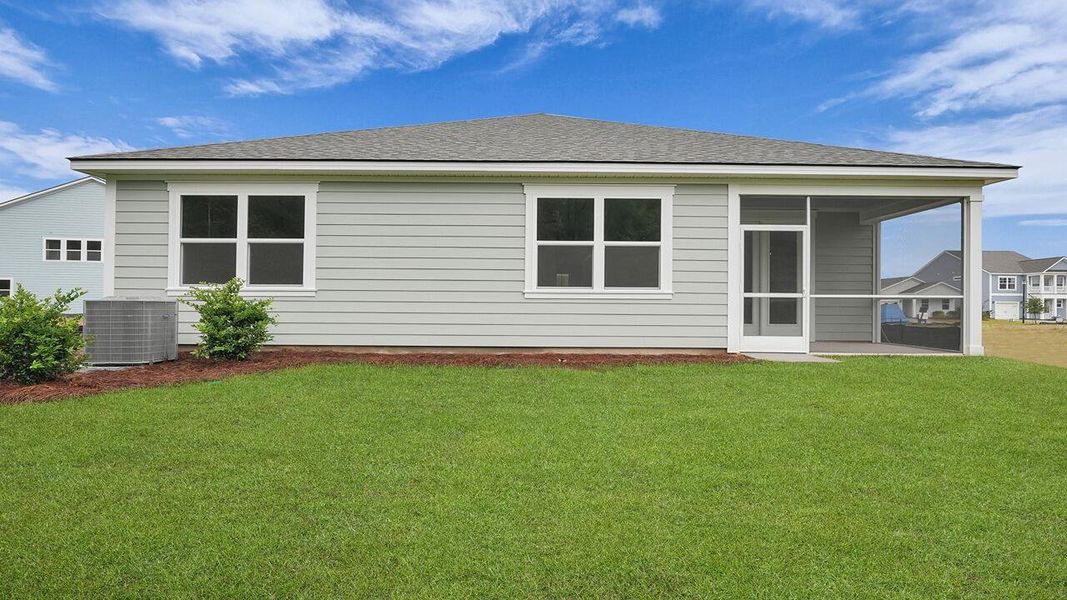 Exterior details and patio area of a home in Sheep Island, Summerville (Image 3).
