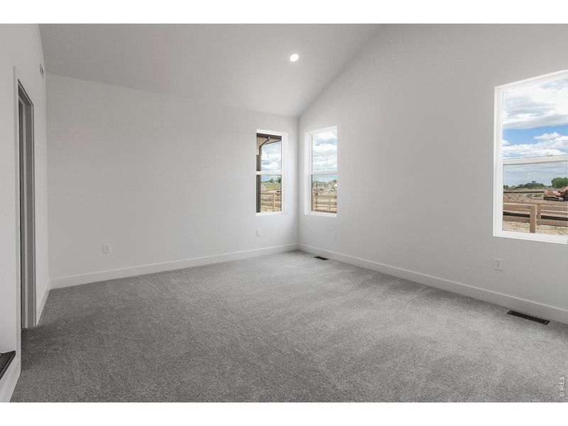 Spacious, unfurnished interior of a new home in Prairie Song Story Collection - Single Family Homes, Windsor (Image 34).