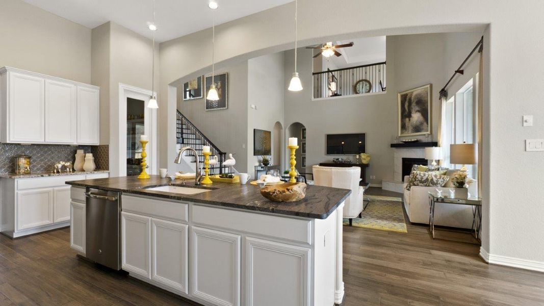 Representative furnished interior of a home built from the Artesia by CastleRock Communities in Solterra, Mesquite (Image 8).
