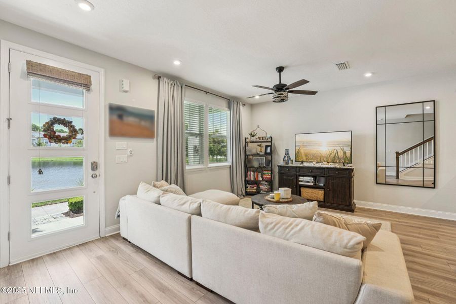 Furnished interior view inside a new home in , Jacksonville (Image 19). Furnished interior view inside a new home in , Jacksonville (Image 19).