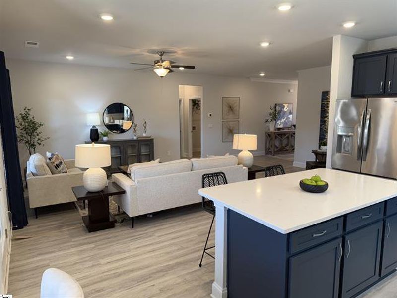 Furnished interior view inside a new home in Bracken Woods, Piedmont (Image 11).