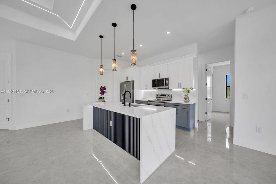 Furnished interior view inside a new home in , Lehigh Acres (Image 9).