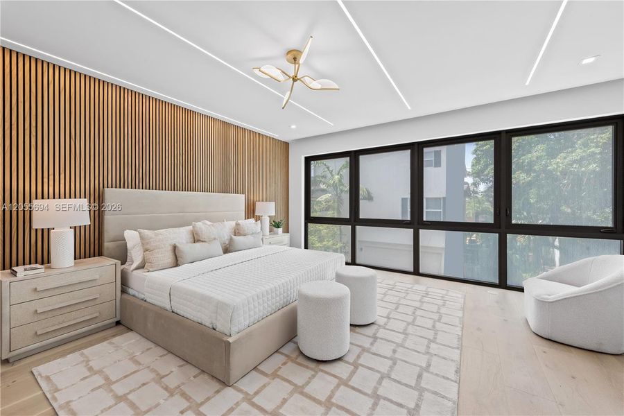 Furnished interior view inside a new home in , Fort Lauderdale (Image 42).