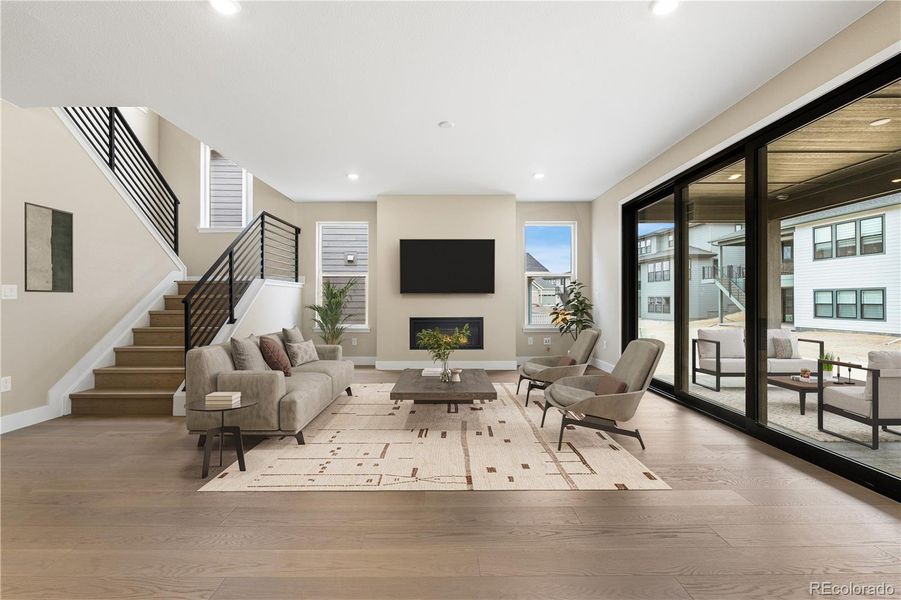 Furnished interior view inside a new home in Legends at Lyric, Lone Tree (Image 36). Furnished interior view inside a new home in Legends at Lyric, Lone Tree (Image 36).