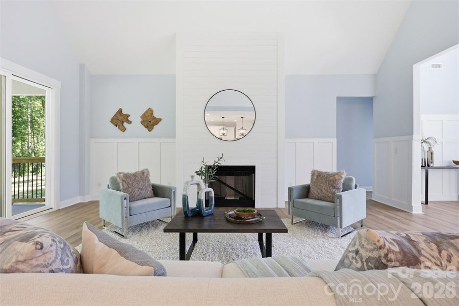 Furnished interior view inside a new home in , Clover (Image 35). Furnished interior view inside a new home in , Clover (Image 35).
