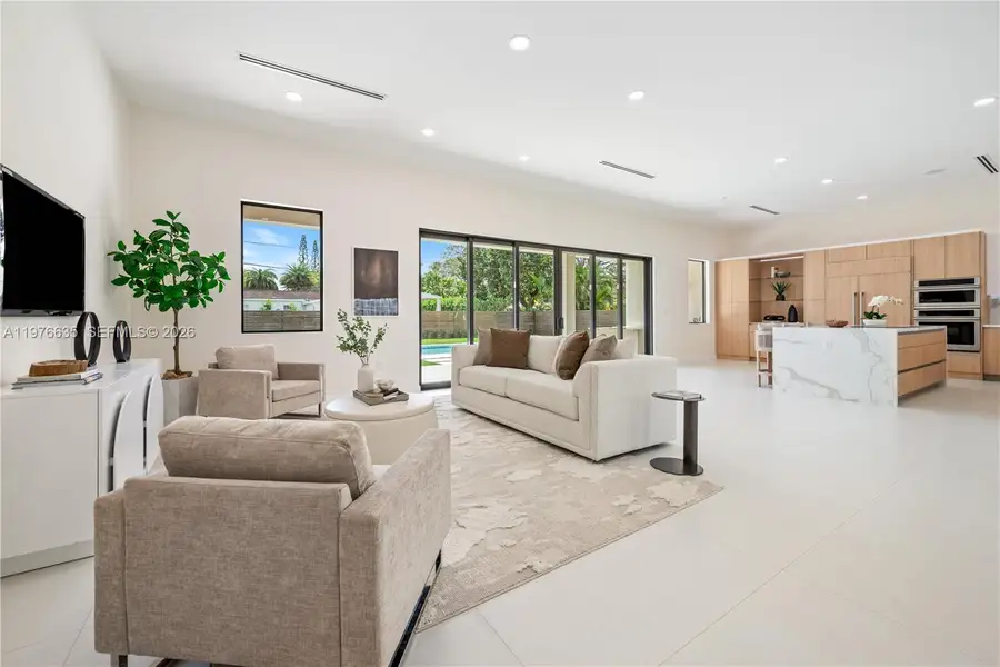 Furnished interior view inside a new home in , Miami (Image 7).