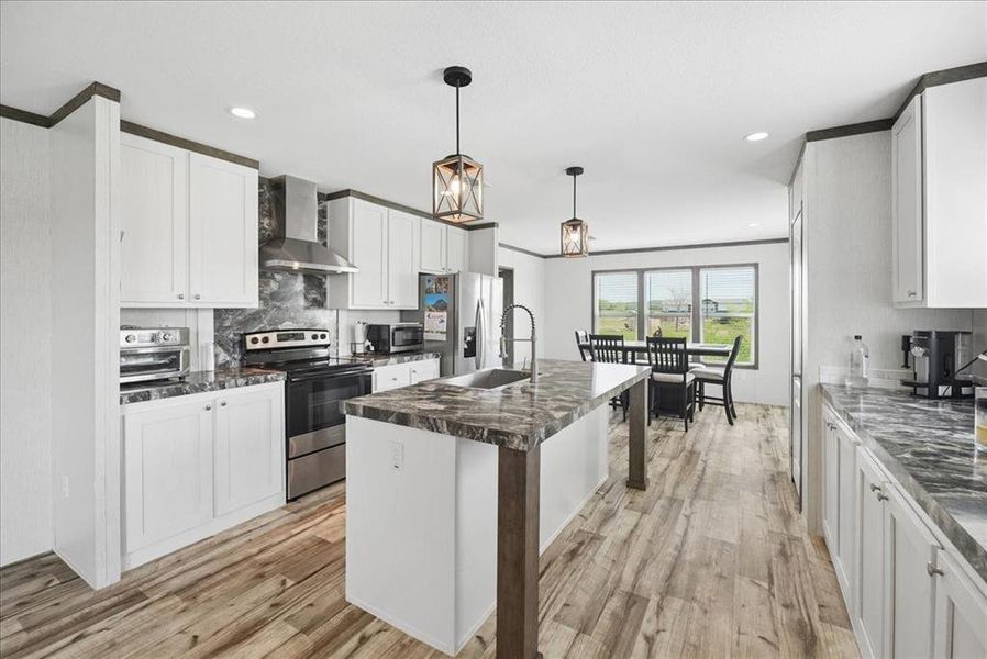 Furnished interior view inside a new home in , Cleburne (Image 17).