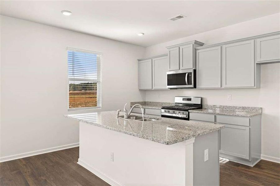 Furnished interior view inside a new home in Champion's Run, Lithonia (Image 6). Furnished interior view inside a new home in Champion's Run, Lithonia (Image 6).