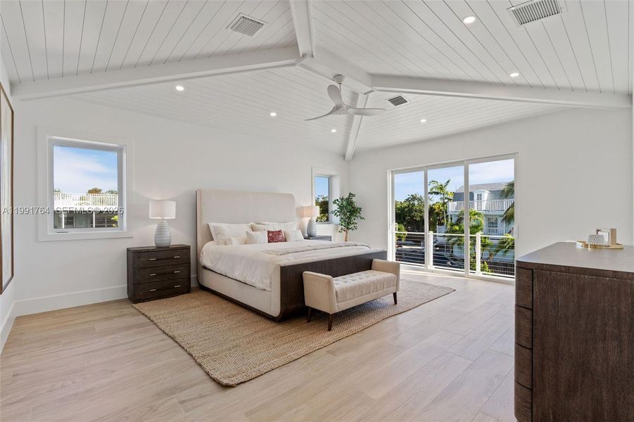 Furnished interior view inside a new home in , Key Largo (Image 55).