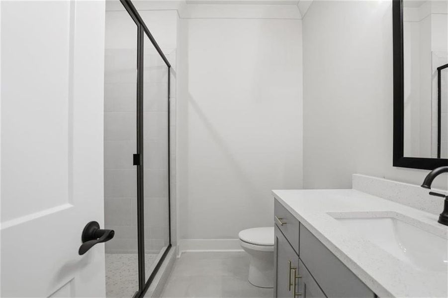 Furnished interior view inside a new home in , Clarkesville (Image 17).