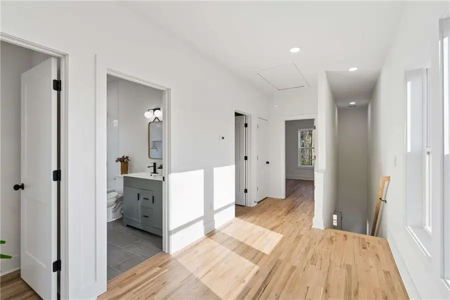 Furnished interior view inside a new home in , Atlanta (Image 8).