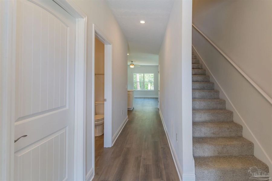 Representative unfurnished interior of a home built from the 1766 by Adams Homes in East Bay, Panama City (Image 11). Representative unfurnished interior of a home built from the 1766 by Adams Homes in East Bay, Panama City (Image 11).