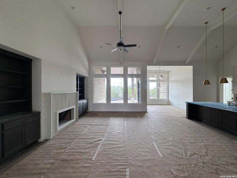 In-progress construction of a new home in Waldsanger, New Braunfels, TX (Image 34).