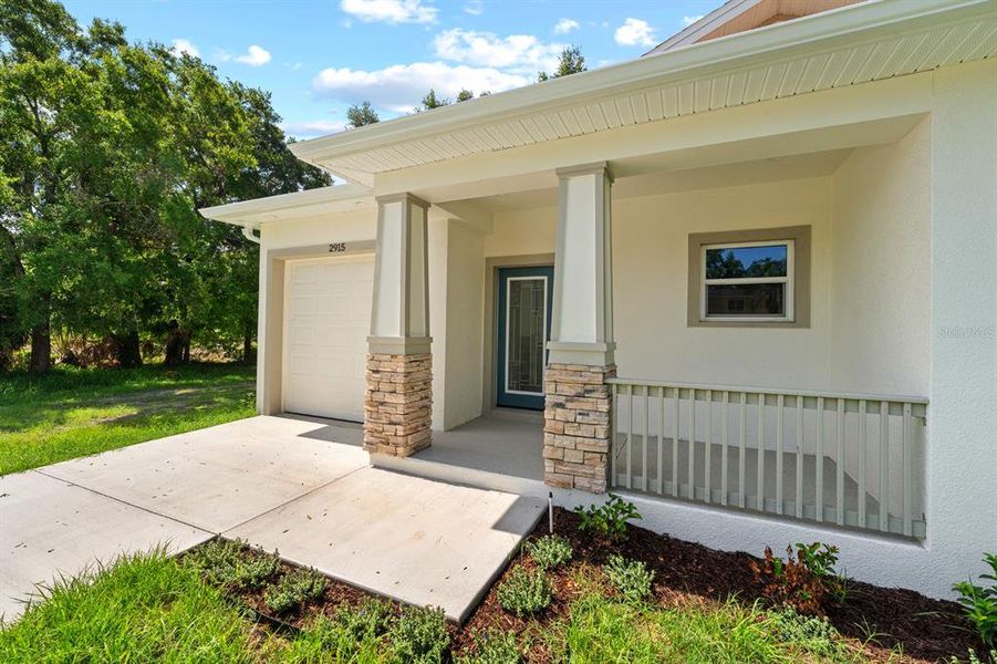 Exterior details and patio area of a home in , Tampa (Image 4). Exterior details and patio area of a home in , Tampa (Image 4).