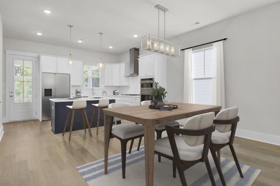 Furnished interior view inside a new home in , Johns Island (Image 27).