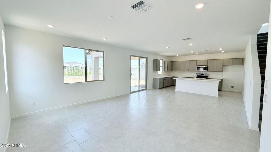 Living and Kitchen area