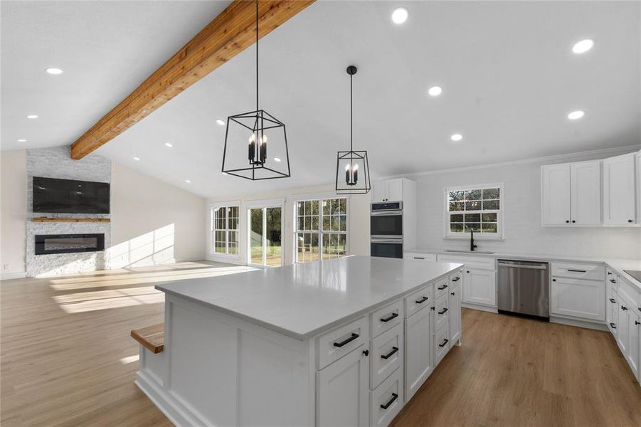 Furnished interior view inside a new home in , Gun Barrel City (Image 5).