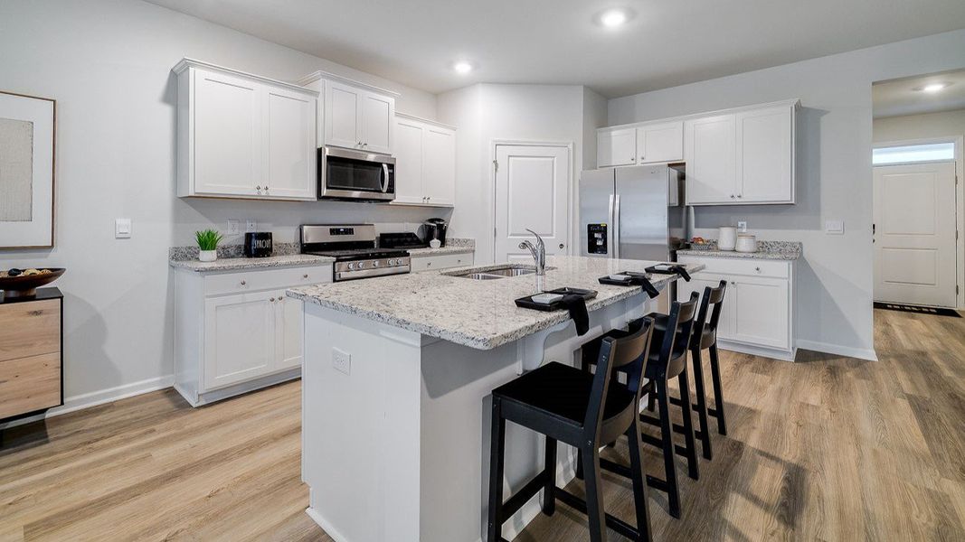 Representative furnished interior of a home built from the Hayden by D.R. Horton in Autumn's Wood, Brunswick (Image 7).