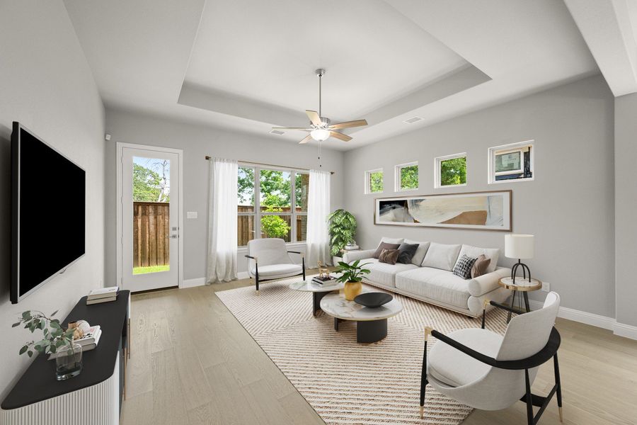 Furnished interior view inside a new home in Walton Ridge, Corinth (Image 7).