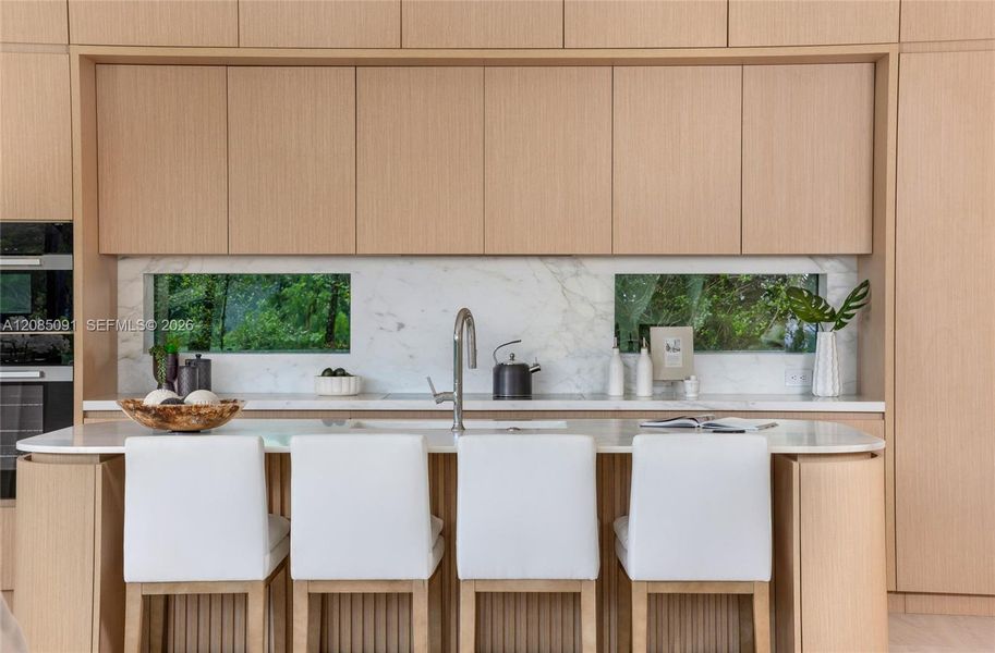 Close-up of interior finishes inside a home in , Miami Beach (Image 18).