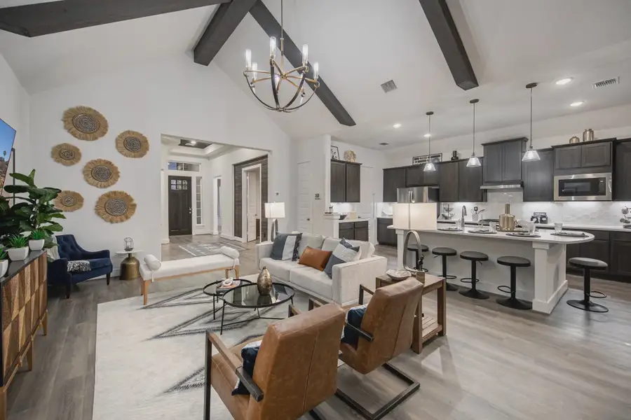 Representative furnished interior of a home built from the Brandon by Chesmar Homes in The Reserve at Potranco Oaks, Castroville (Image 25).