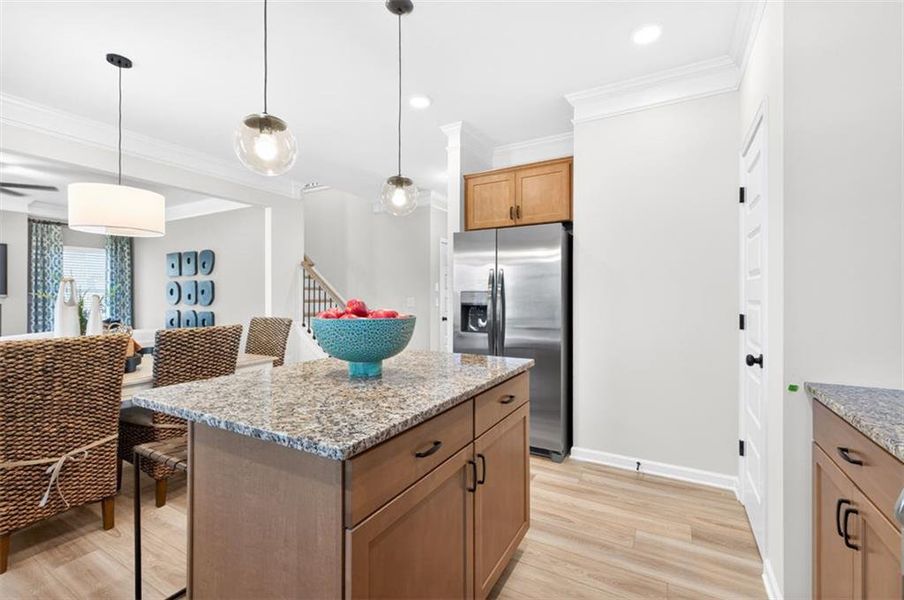 Furnished interior view inside a new home in The Stiles, Cartersville (Image 8).