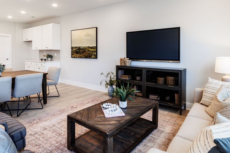 Representative furnished interior of a home built from the Aurora by Mattamy Homes in Vaughan Farms, Angier (Image 9). Representative furnished interior of a home built from the Aurora by Mattamy Homes in Vaughan Farms, Angier (Image 9).