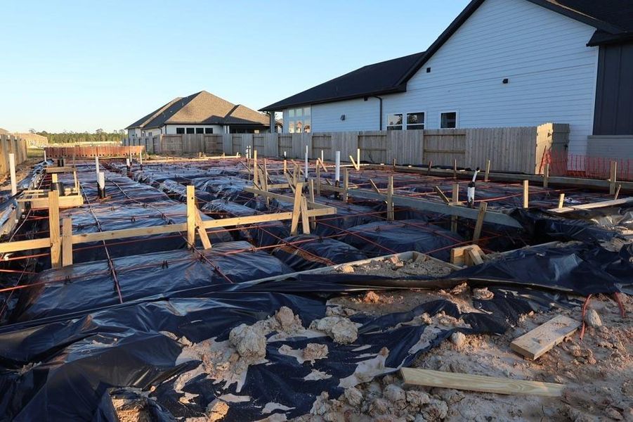 Every foundation at DWH is engineered and it’s inspected three times! We do not do “batch” testing.  Rest easy knowing your foundation comes with a 10 year warranty.