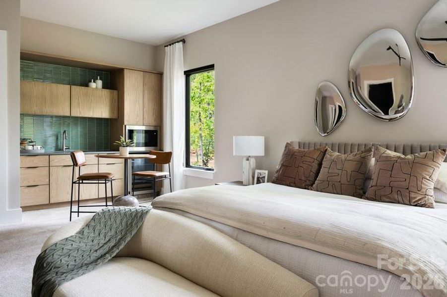Furnished interior view inside a new home in , Belmont (Image 5).