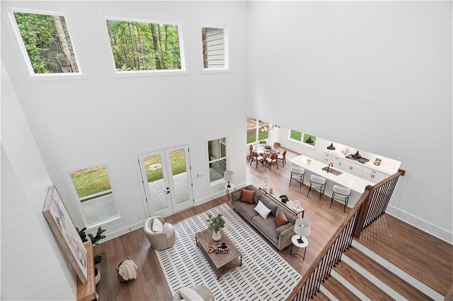 Furnished interior view inside a new home in , Pendergrass (Image 44). Furnished interior view inside a new home in , Pendergrass (Image 44).