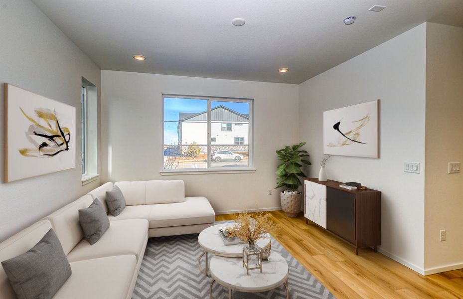 Representative furnished interior of a home built from the Arrabelle by Pulte Homes in Strata, Dacono (Image 4).