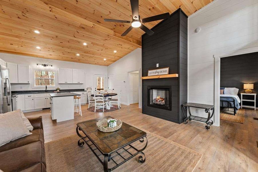 Furnished interior view inside a new home in , Morganton (Image 43).