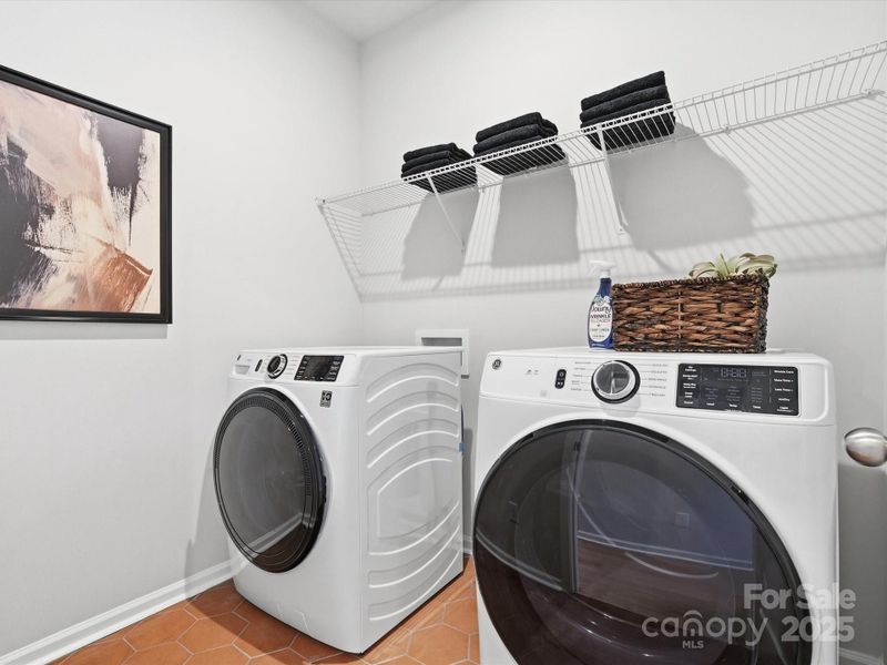 Laundry Room. *Model Photos | Actual Finishes, Structural Selections, and Orientation May Vary.