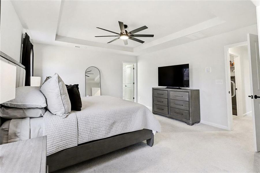Furnished interior view inside a new home in Pinebrook at Hamilton Mill, Auburn (Image 28). Furnished interior view inside a new home in Pinebrook at Hamilton Mill, Auburn (Image 28).