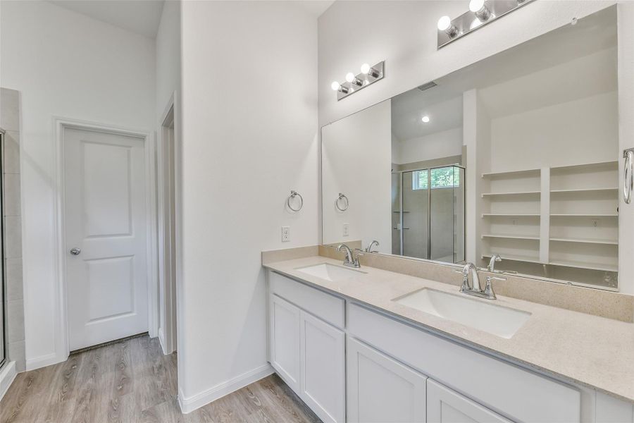Furnished interior view inside a new home in King Oaks Village, Baytown (Image 8). Furnished interior view inside a new home in King Oaks Village, Baytown (Image 8).